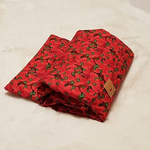 Großes Dinkelkissen - Erdbeeren