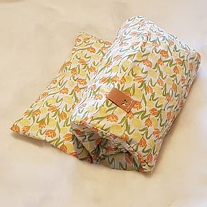 Großes Dinkelkissen - Tulpen